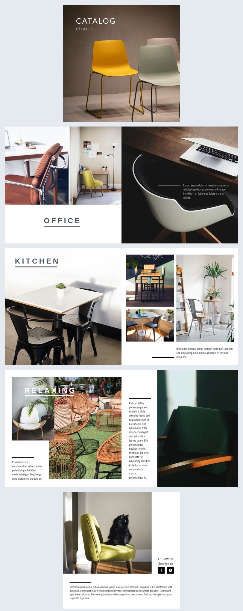 Moderne Produktkatalog Vorlage Flipsnack