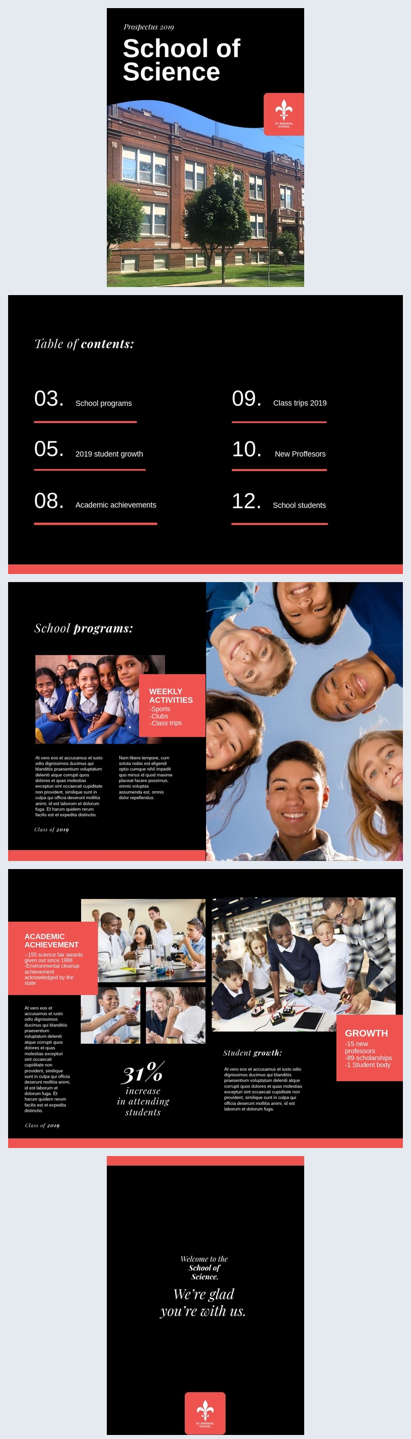 Prospekt Design-Vorlage