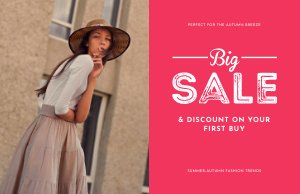 Plantilla para folletos de ropa