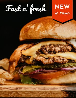 Fast Food Menu Design