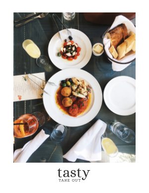 Menüvorlage für Speisen zum Mitnehmen