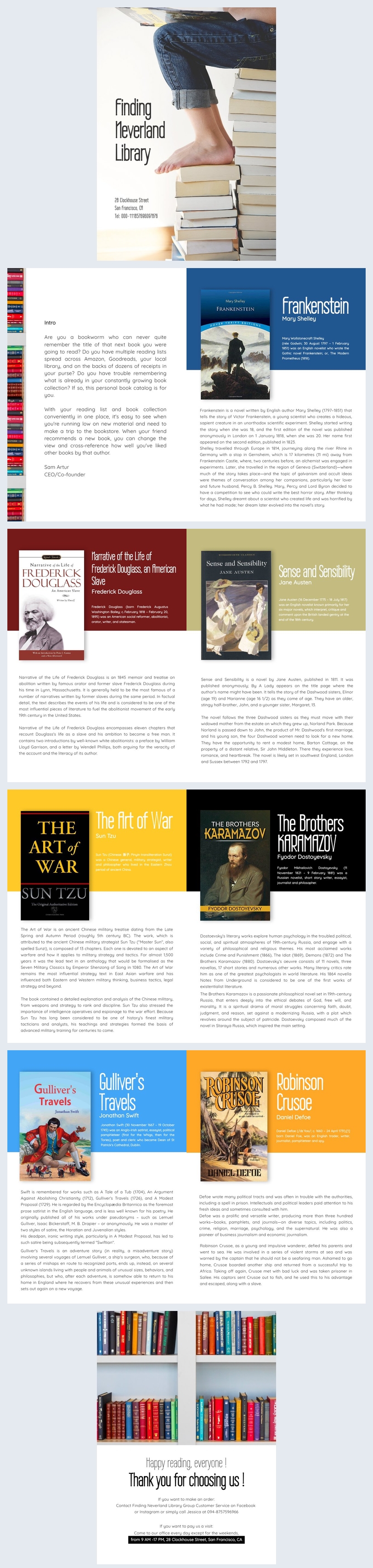 Stylish Book Catalog Template Flipsnack