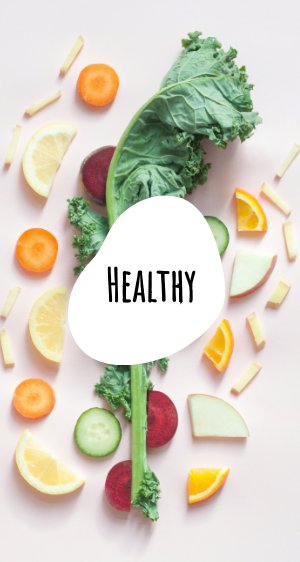 Broschürenvorlage für gesunde Essen