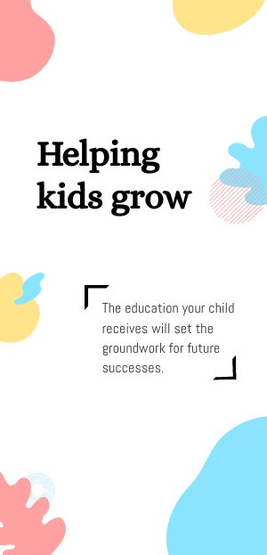 Brochure Template For Kids