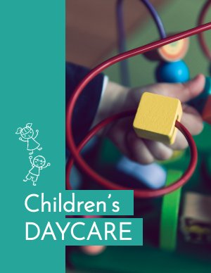 Broschürenvorlage für Kindertagesstätten