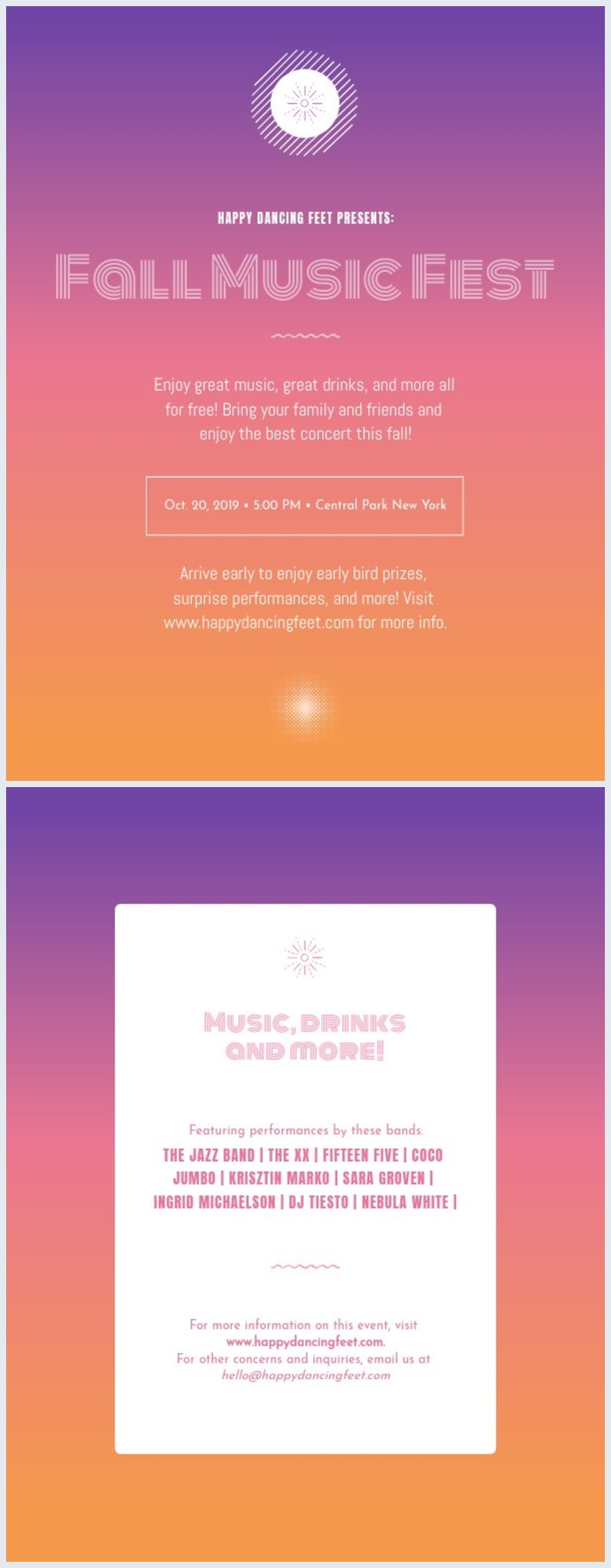 Colorful Gradient Concert Flyer Template Flipsnack Colorful Gradient Concert Flyer Template Flipsnack