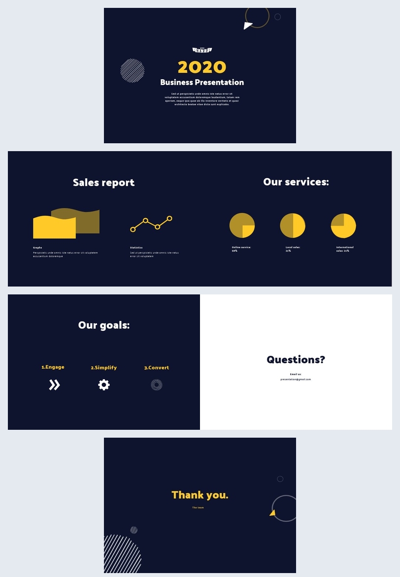 Free Modern Business Presentation Template Flipsnack Free Modern Business Presentation Template Flipsnack