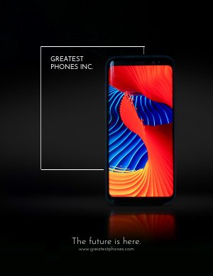 Modèle de flyer de produit