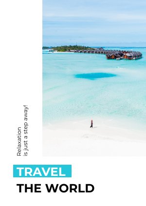 Brochura de Viagens com Design de Modelo de Lista de Preços