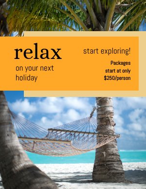 Modelo de Brochura de Feriado