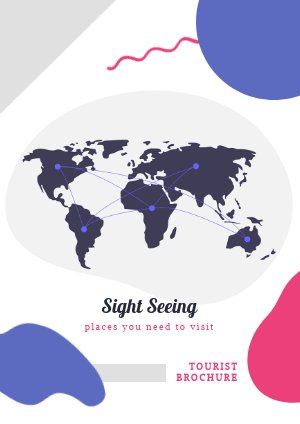 Modelo de Brochura de Turista
