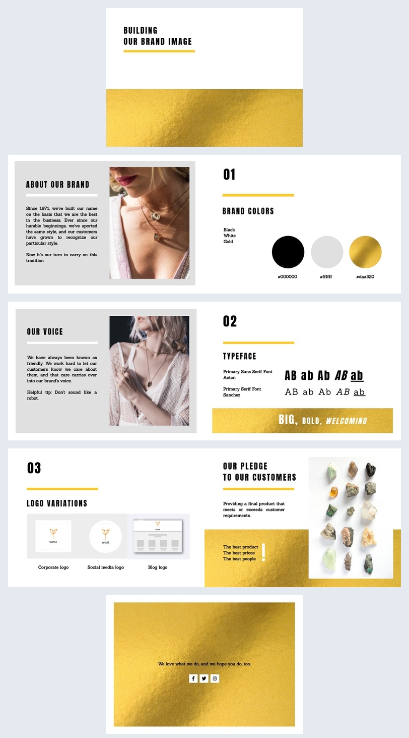Free Brand Style Guide Template Flipsnack