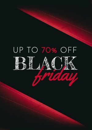 Modèle d'affiche Black Friday