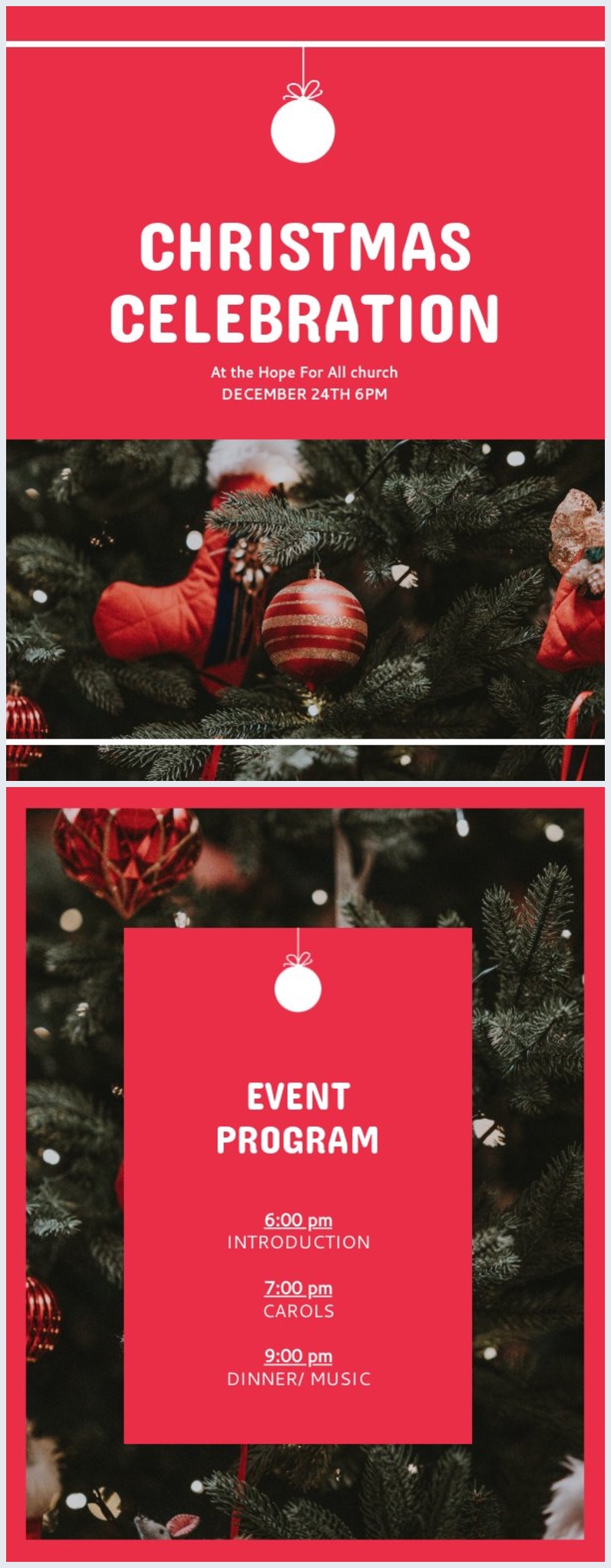 Free Christmas Carols Program Template Flipsnack Free Christmas Carols Program Template Flipsnack