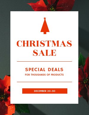 Kerstmis Sale Flyer