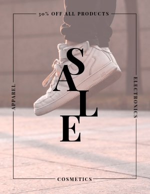 Promotie flyer Sjabloon