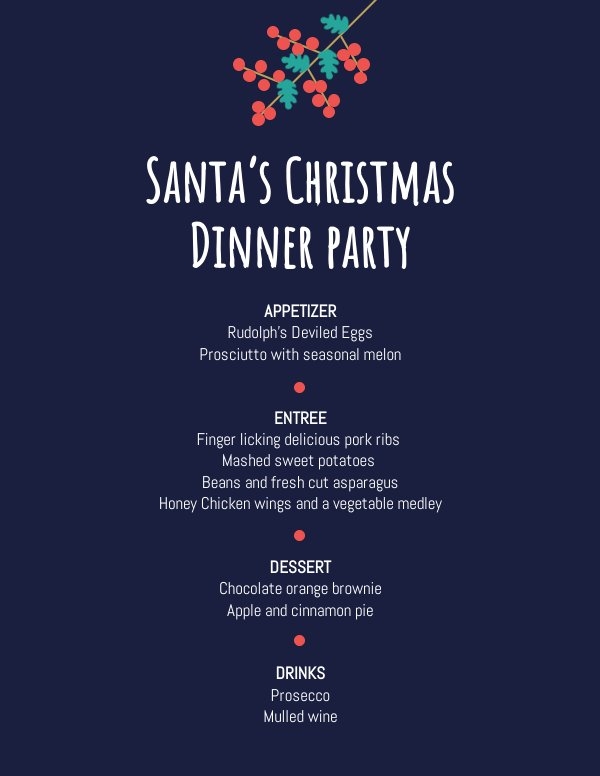 Free Simple Xmas Menu Template Flipsnack Free Simple Xmas Menu Template Flipsnack