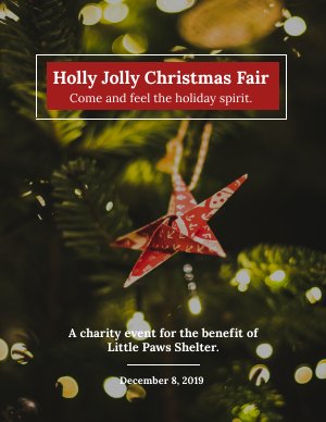 Modèle de Brochure gratuit de noël