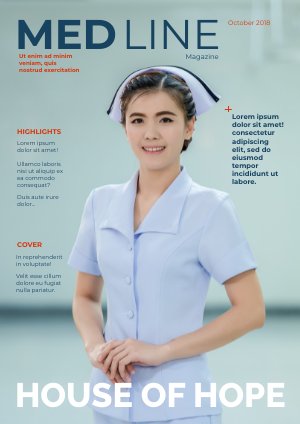 Design und Beispiele für eine Medizinbroschüre