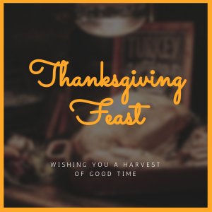 Thanksgiving Dinner Menu Template