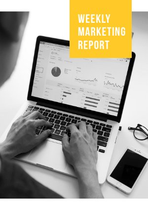 Plantilla para informe de marketing semanal