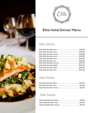 30+ Plantillas personalizables para menú de restaurante - Flipsnack