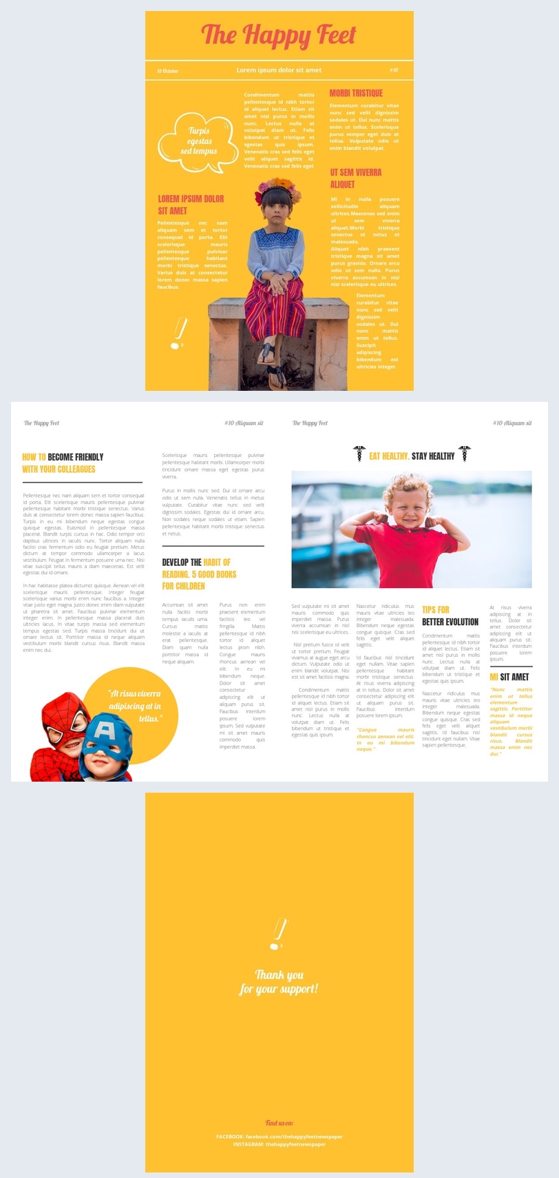Free Colorful Children Newspaper Template Flipsnack Free Colorful Children Newspaper Template Flipsnack