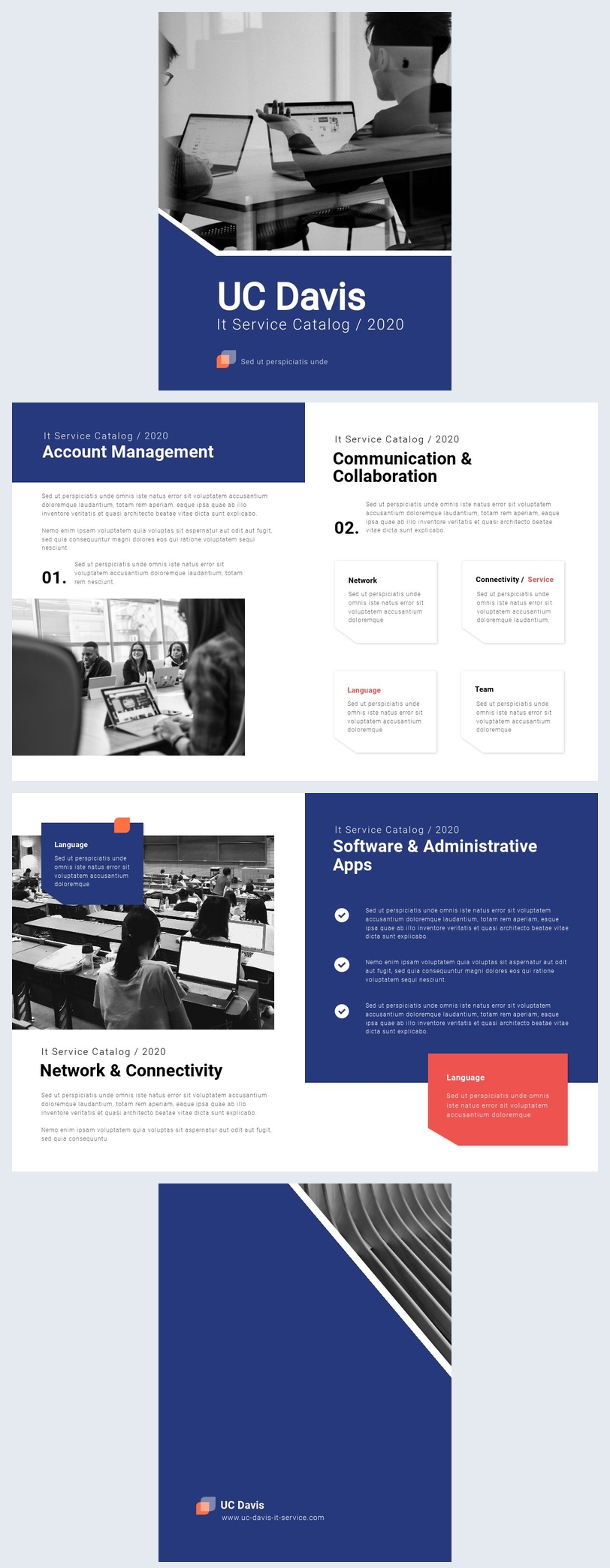 Free Modern IT Service Catalog Template Flipsnack