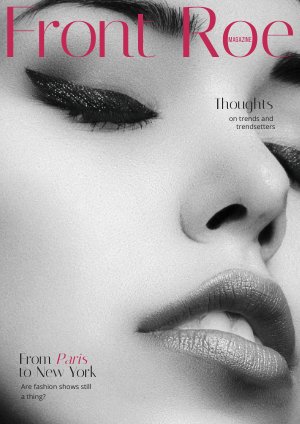 Mise en page de magazine de mode