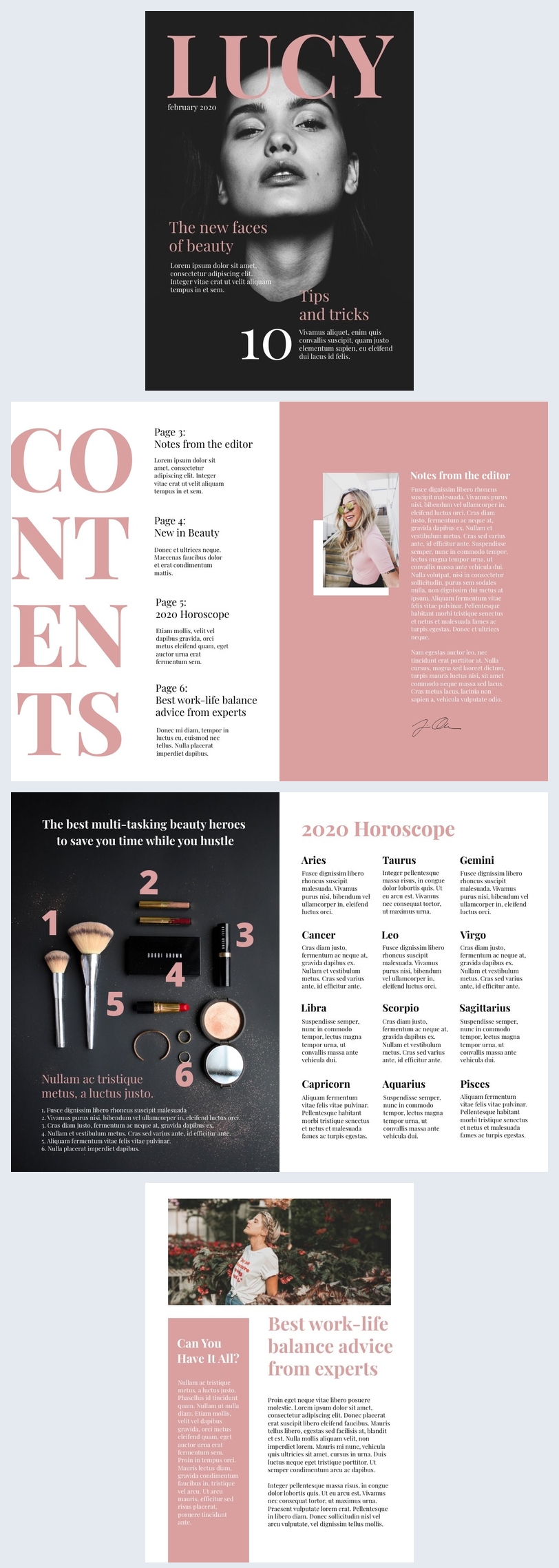 Beauty Magazin Vorlage Fur Beauty Produkte Flipsnack