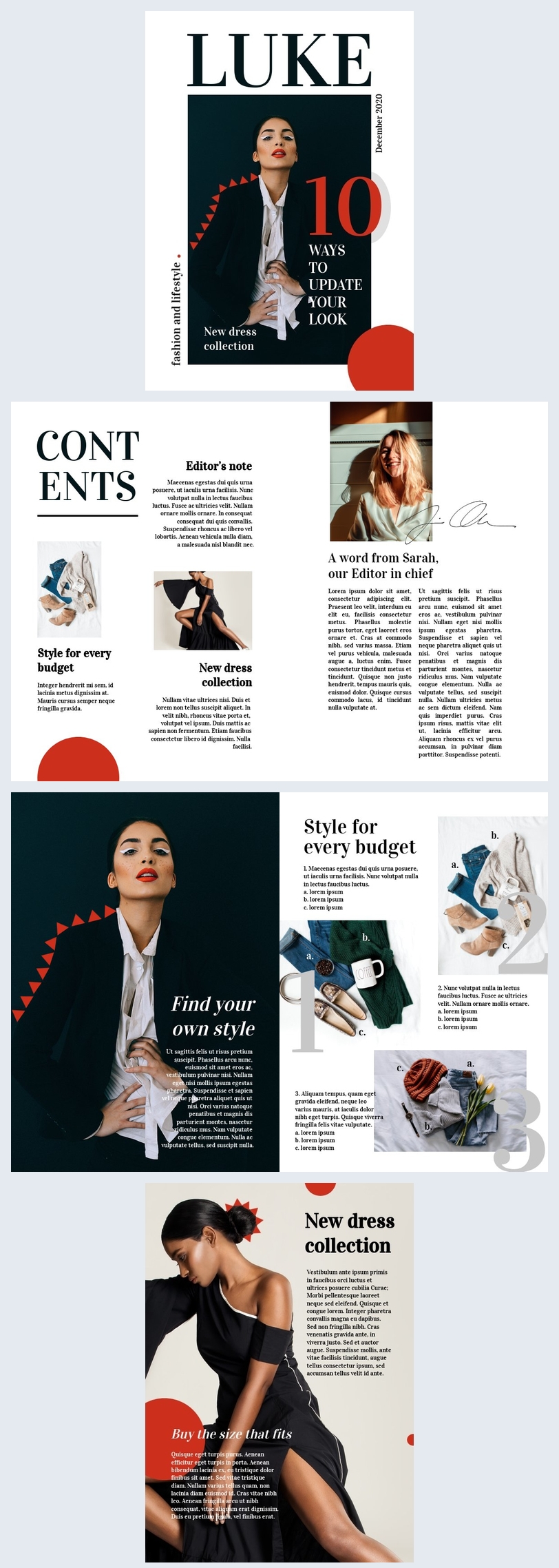 Fashion Magazine Layout For Fashion Lovers Flipsnack