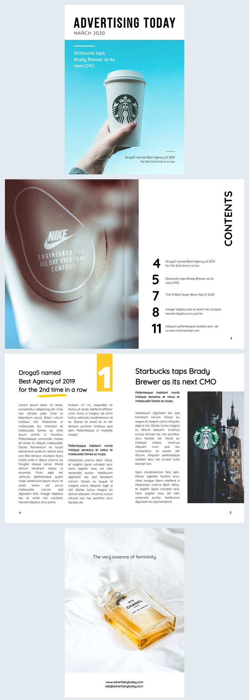 Advertising Magazine Design Template Flipsnack