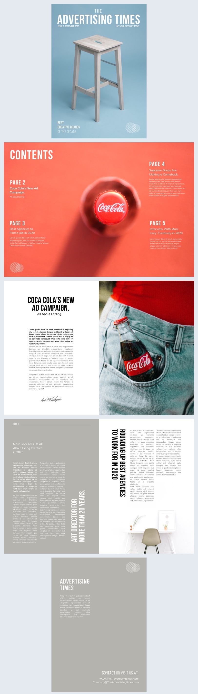 Free: Beautiful Advertising Magazine Template - Flipsnack