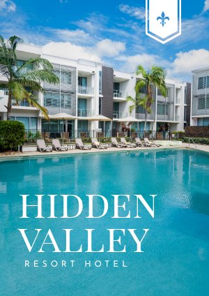 Hotel broschüre layout design