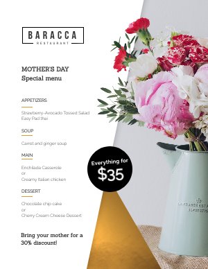 mother's day luncheon ideas for church