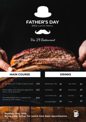 restaurant menu image