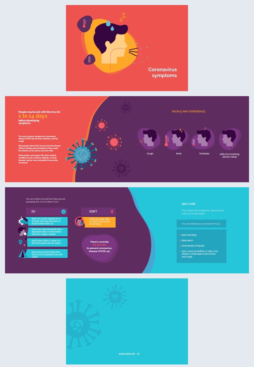 Coronavirus Faltblatt Vorlage Flipsnack