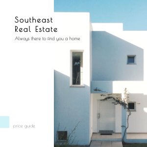 Real Estate Price Guide Template Layout