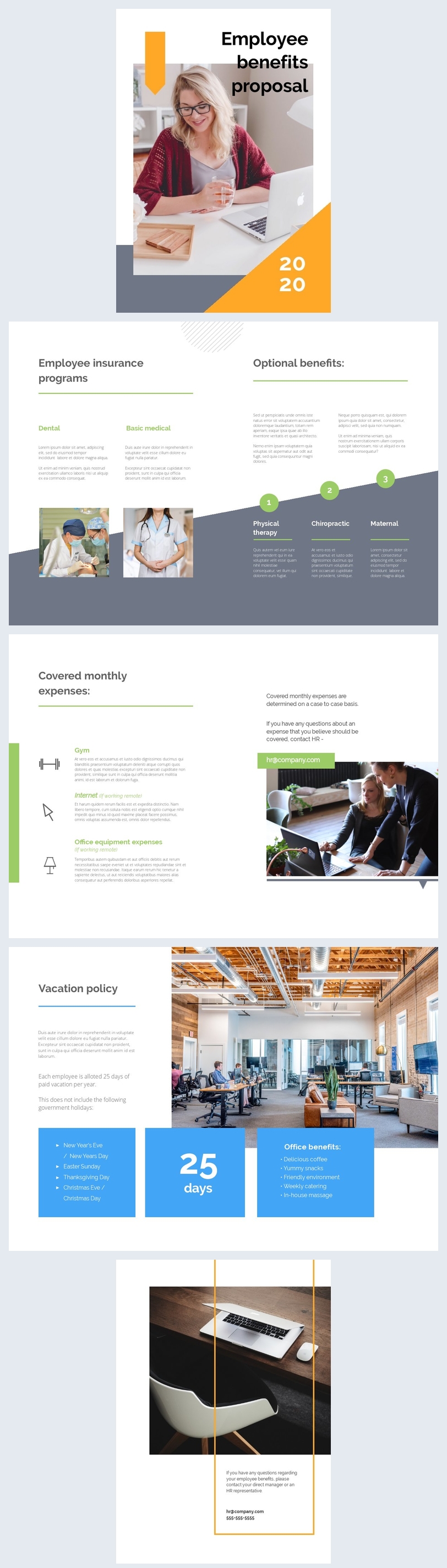 Employee Benefits Proposal Template Flipsnack Employee Benefits Proposal Template Flipsnack