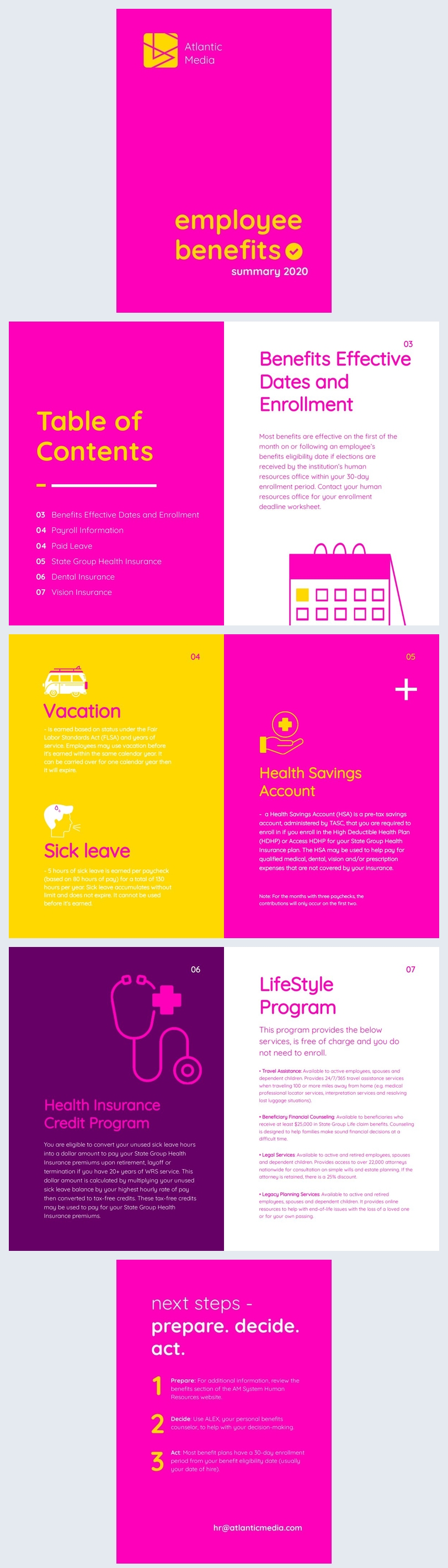 Printable Employee Benefits Summary Template Flipsnack Printable Employee Benefits Summary Template Flipsnack
