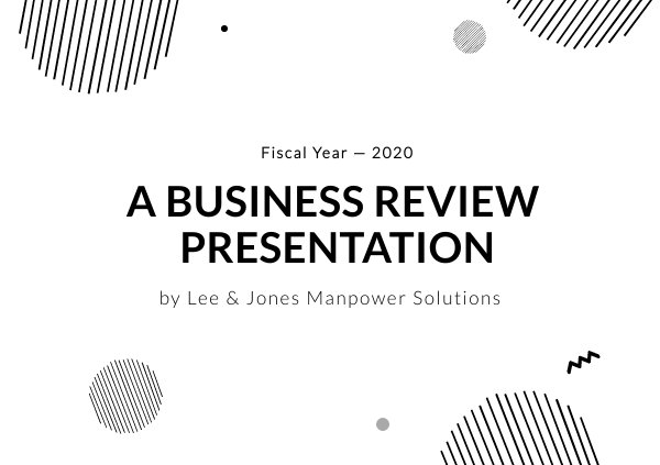 Business Presentation Cover Template Design