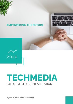 Executive Report Presentation Cover Example