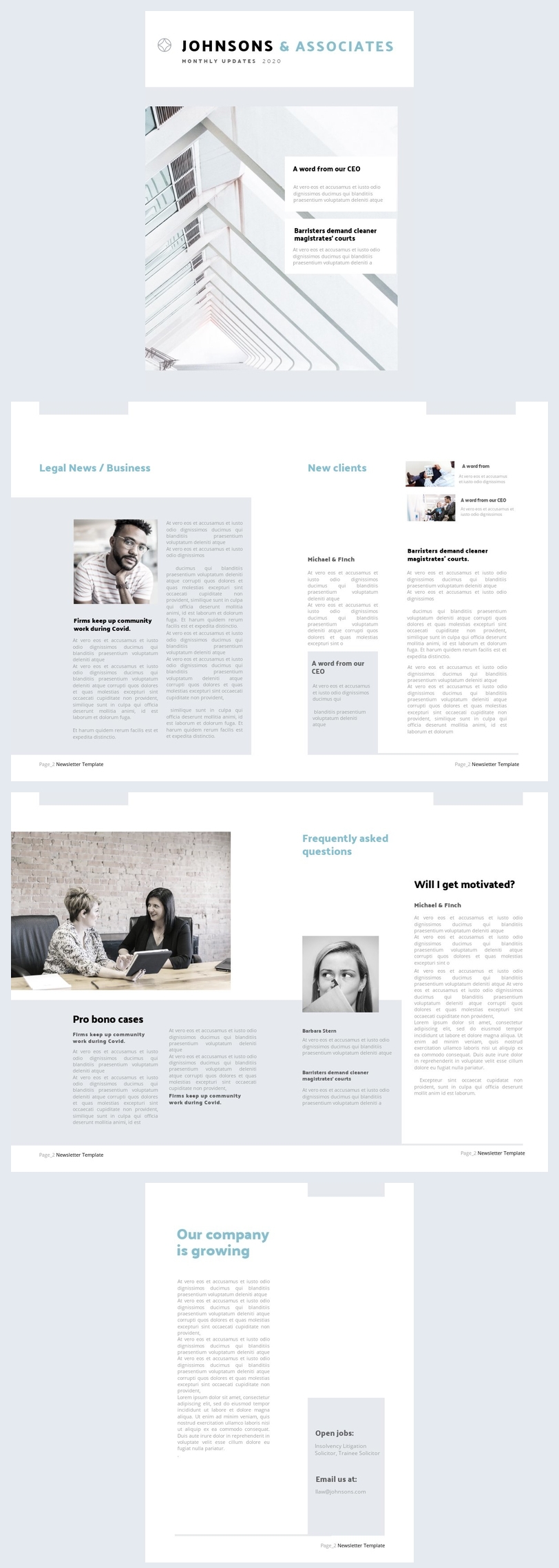 Editable Modern Company Newsletter Template Flipsnack Editable Modern Company Newsletter Template Flipsnack