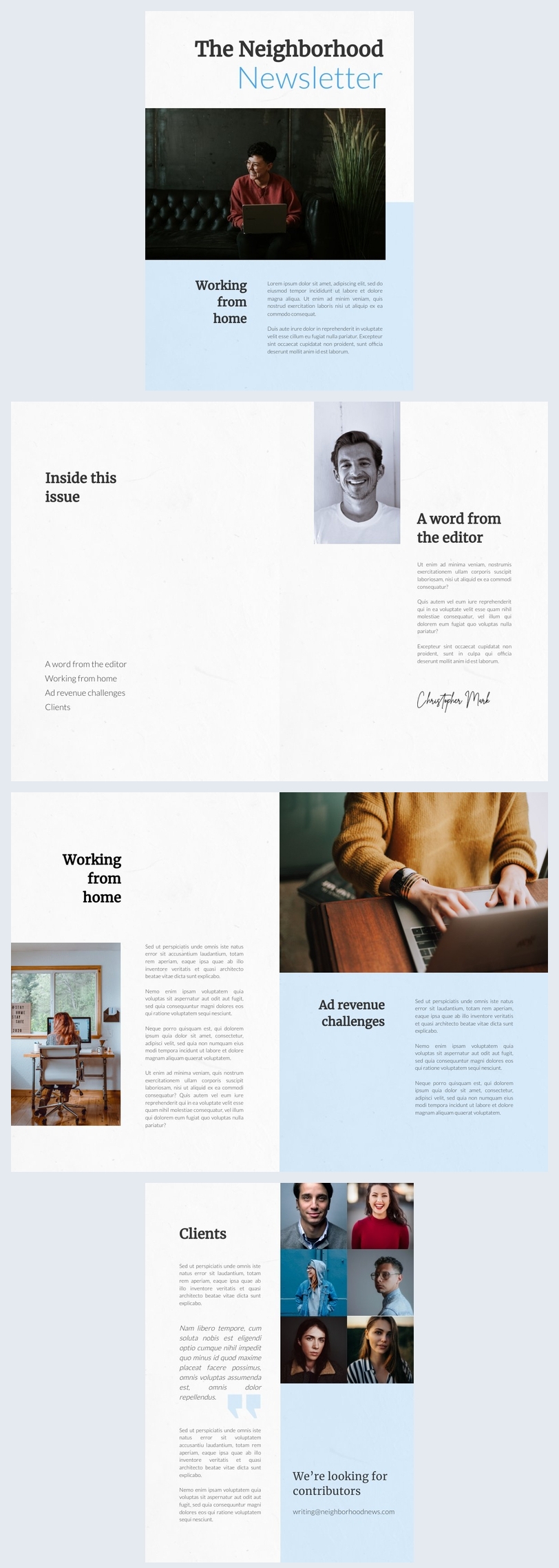 Customizable Publisher Newsletter Template Flipsnack Customizable Publisher Newsletter Template Flipsnack