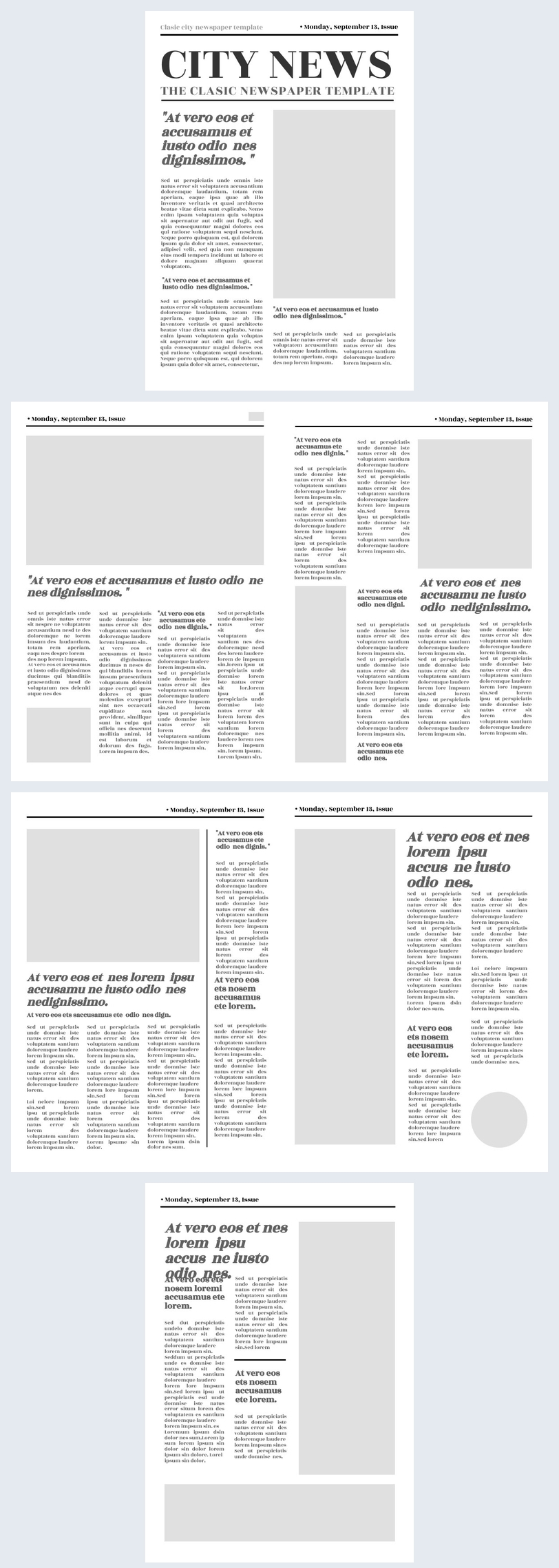 Editable Blank Newspaper Template - Flipsnack Intended For Blank Newspaper Template For Word