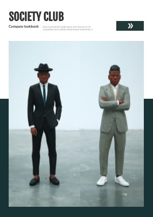 Company Lookbook Design Idea