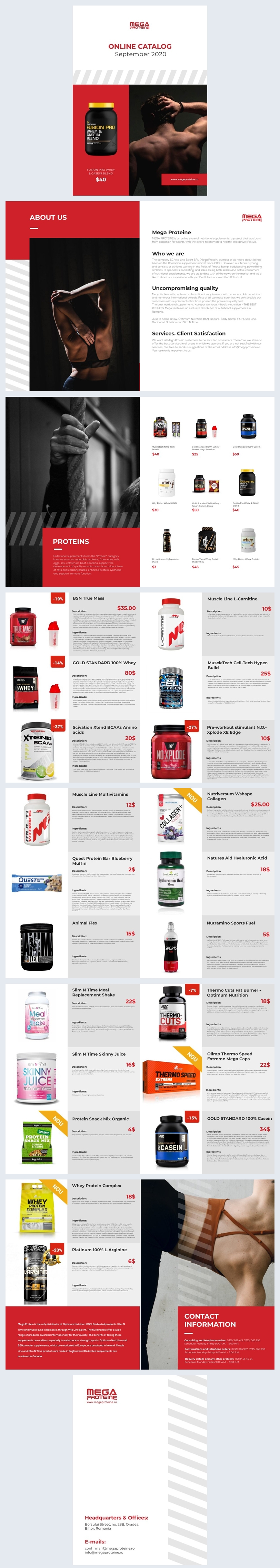 Automated Online Product Catalog Design