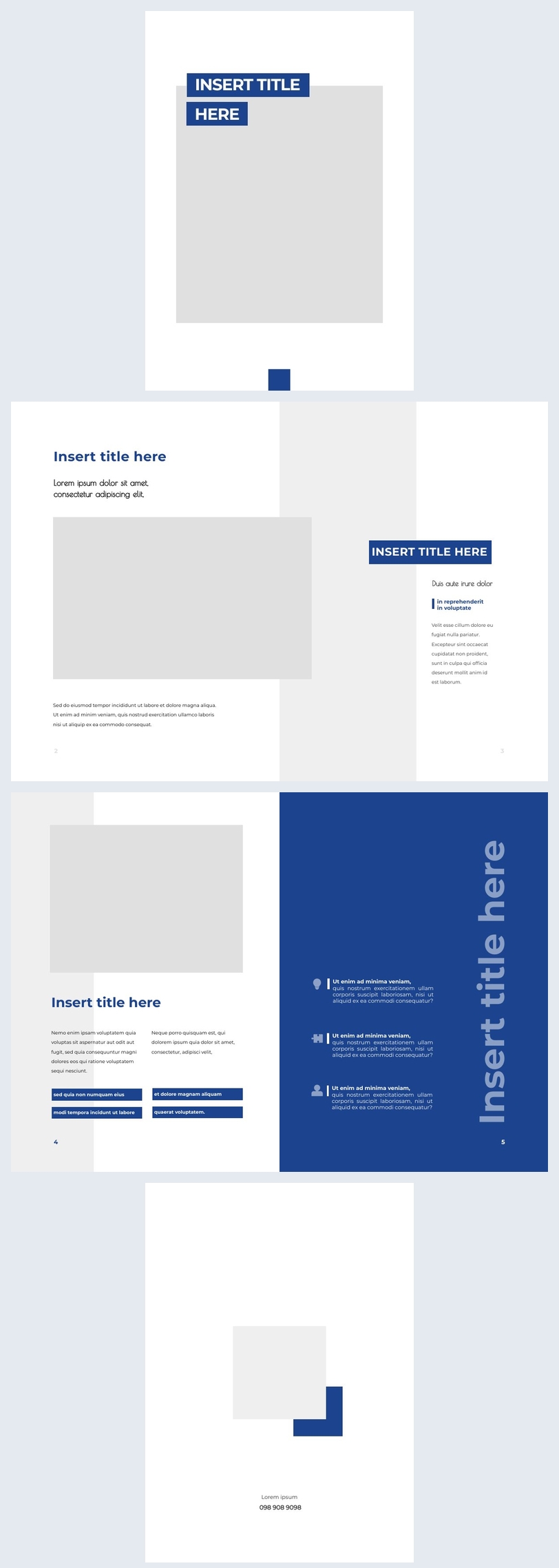 Free Customizable Blank Booklet Template - Flipsnack