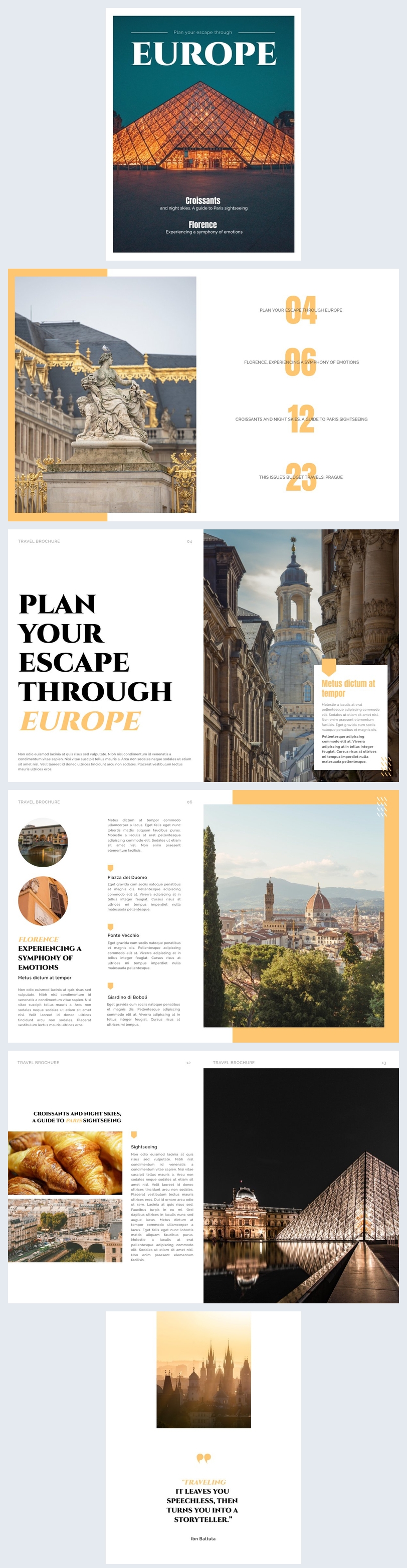Editable Travel Magazine Design Template Flipsnack