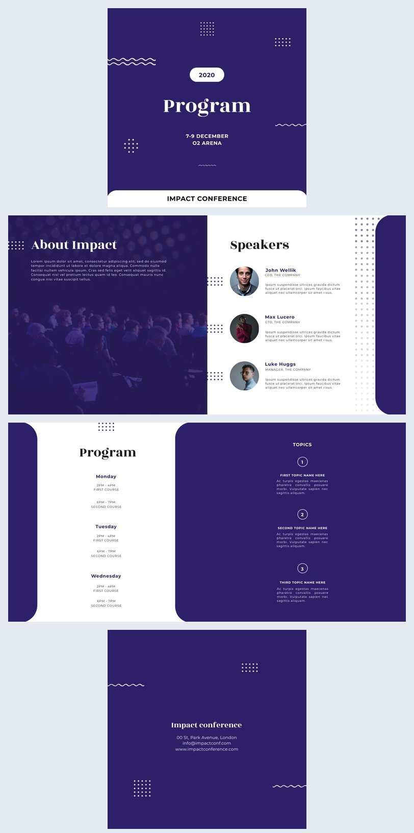 Free: Customizable Small Program Booklet Template - Flipsnack